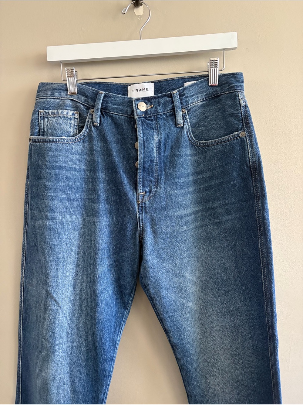 FRAME Le Original High Rise Straight Jeans Size 29 - Picture 5 of 8